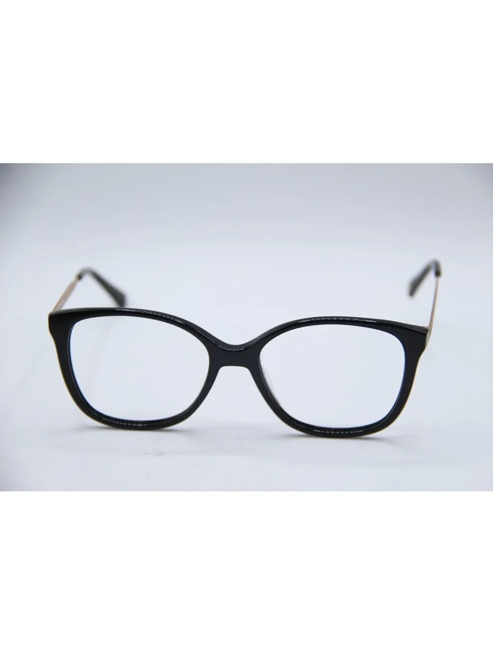 Anne Klein Ak7079 001 Black Gold Authentic Eyeglasses 54-17-140